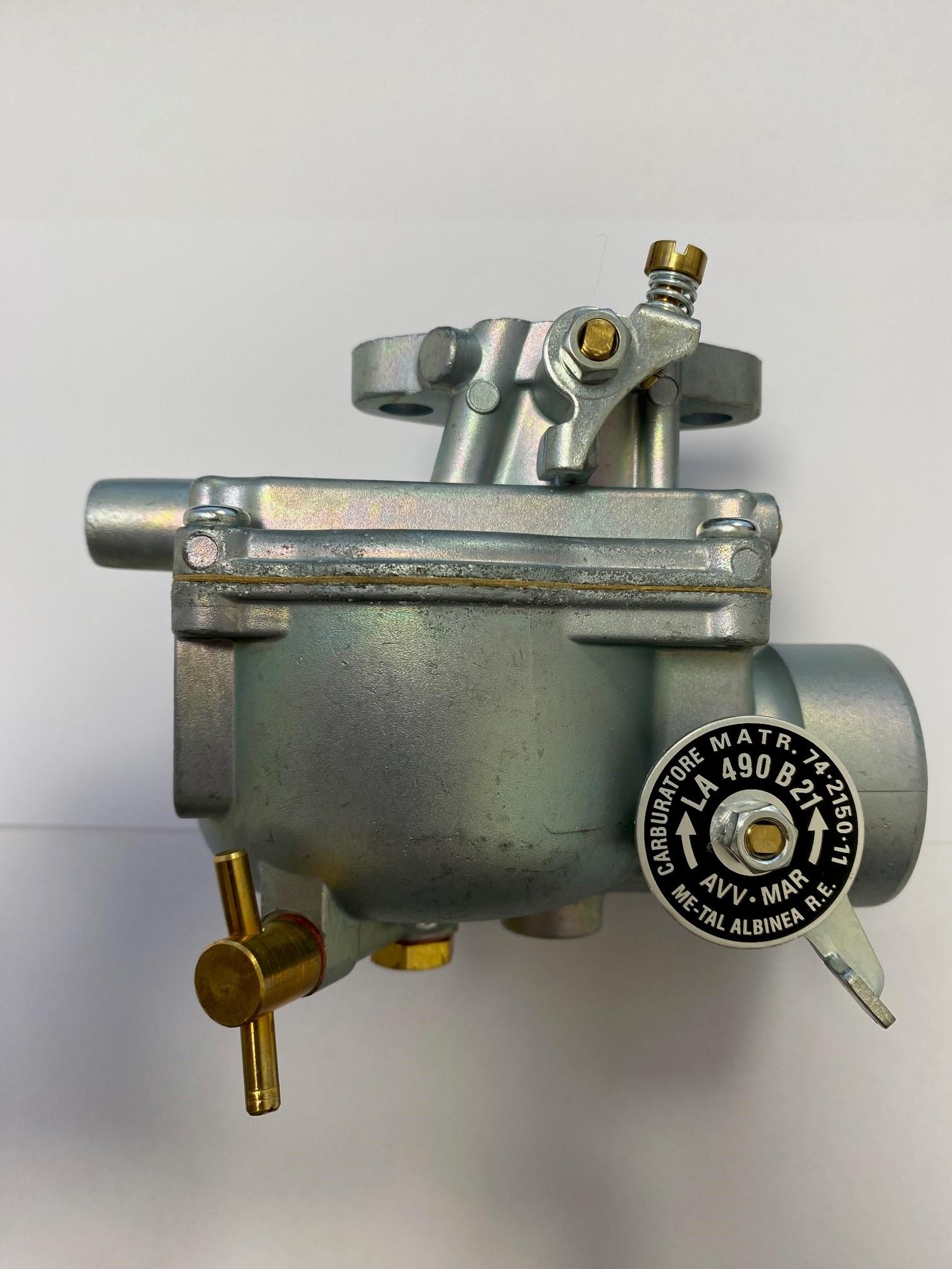 Carburateur LA400 LA490 INTERMOTOR LOMBARDINI - CARBURATORE MATR. 74-2150-11 ; 74.2150.11 ; 2150011 ; 2150.011 - AVV. MAR LA 490 B21 - ME-TAL ALBINEA R.E.