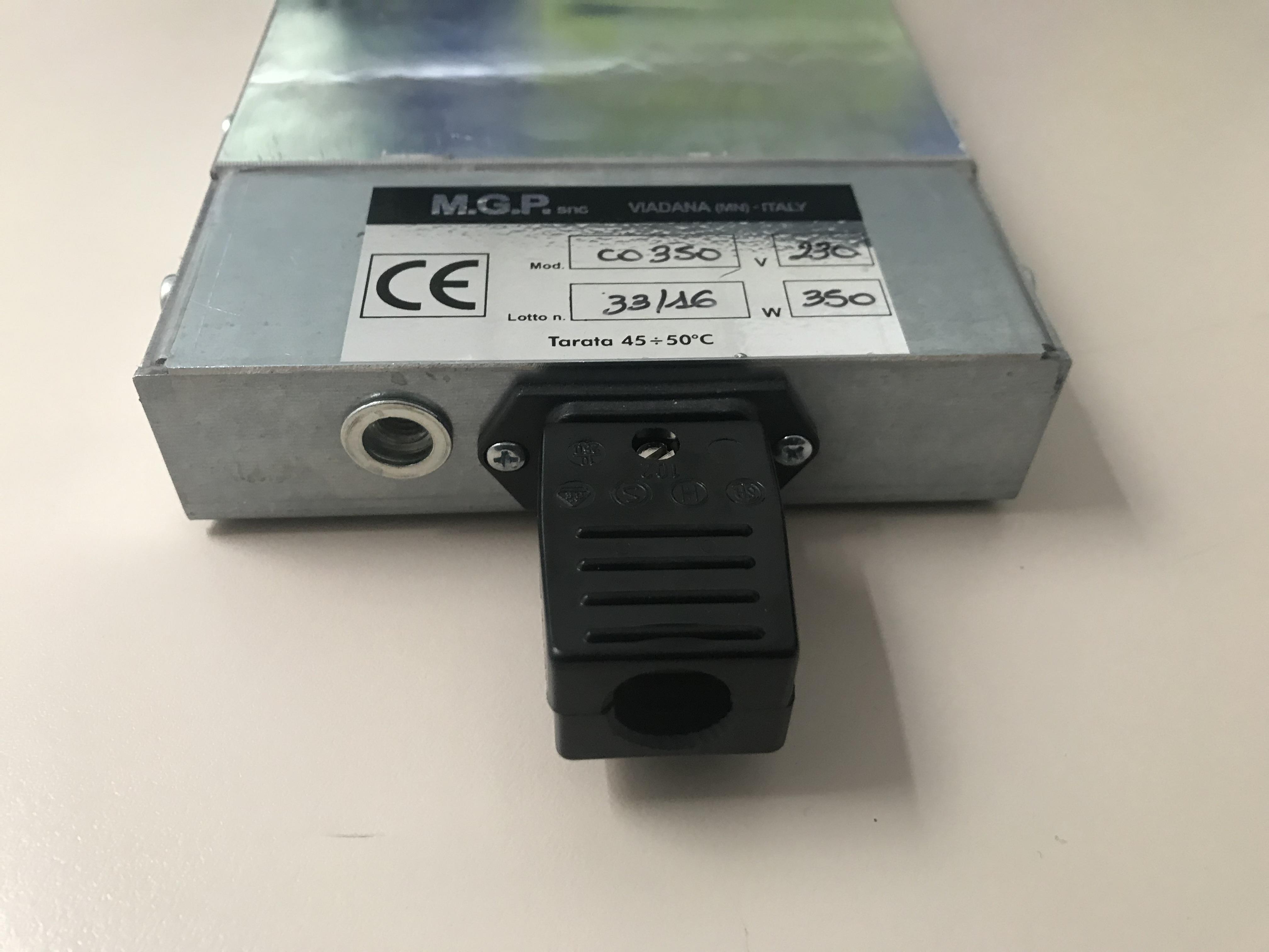 Rechauffeur carter huile MGP CO350 230V 350W / MGP 1203700 / M.G.P snc Viadana (mn)  Italy