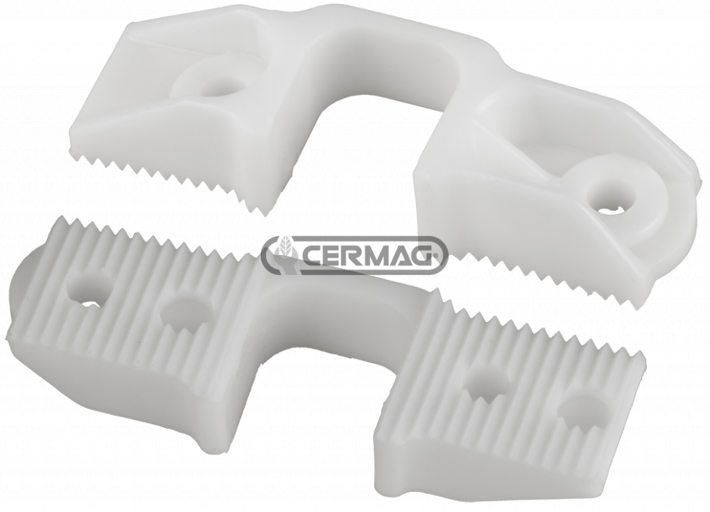 Fixation de lame en Delrin pour  MOTOFAUCHEUSES BCS 600 - 700 TYPE "CENTRALE" BCS  OEM 552.43538.0