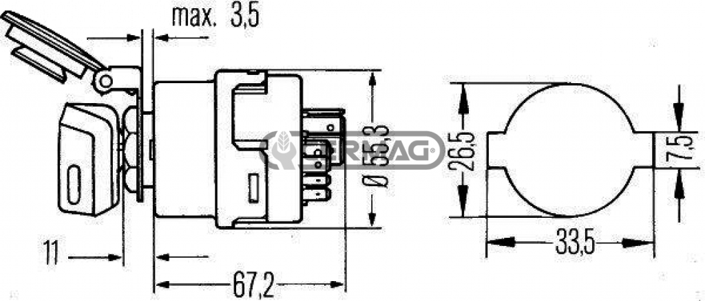 PREHEATING/START CONTROL PANEL
