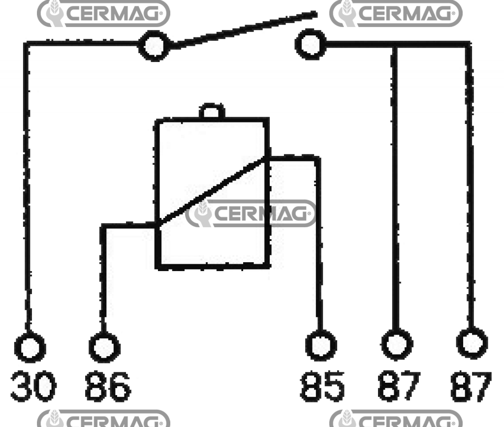 Relai COBO 18.0244.000 12V / 40A - CERMAG 36940 OEM 06350853