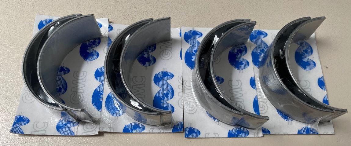 Lot de 4x Coussinet bielle DEUTZ BF4M1011F Palier tête de bielle OEM 9155420 = DEUTZ 04270255 ; 0427-0255