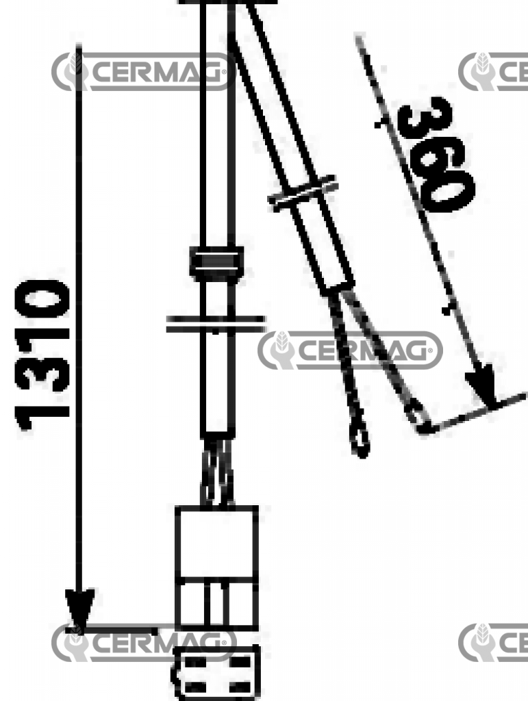 Feu arrière pour GOLDONI Star et GOLDONI Quadrifoglio - DROIT : CERMAG 35970 / GOLDONI 02050756 ou GAUCHE : CERMAG 35971 / GOLDONI 02050757