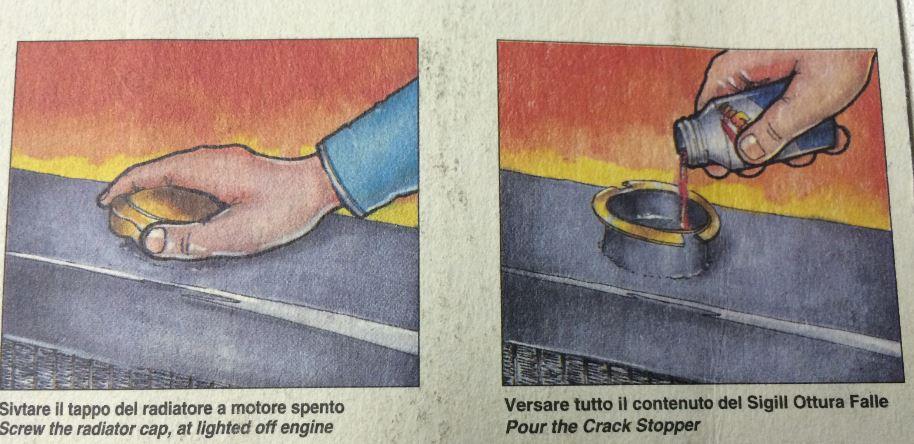 Pate bloque fuite radiateur - CERMAG 20394