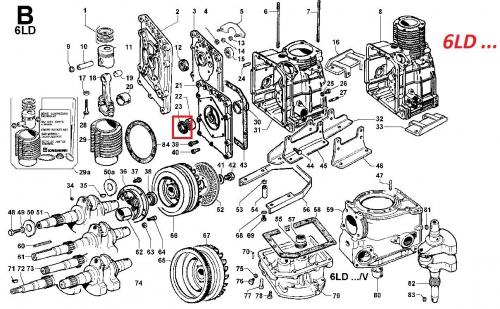 Joint spi IM250 IM300 IM350 IM359 + IM Restyling / 6LD260 6LD325 6LD326 6LD360 6LD400 6LD435 LOMBARDINI Coté Distribution 28x38x7mm 1213056