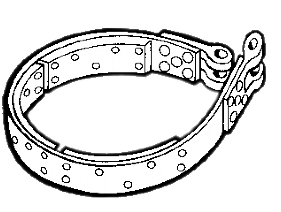 Bande de frein SAME RUOTE Centauro 55-60-65 - Corsaro 70 - 70 Synchro LAMBORGHINI CINGOLI 157.5411.3/10 - 157.5411.3/10 - CERMAG 15097 (210x60x6)
