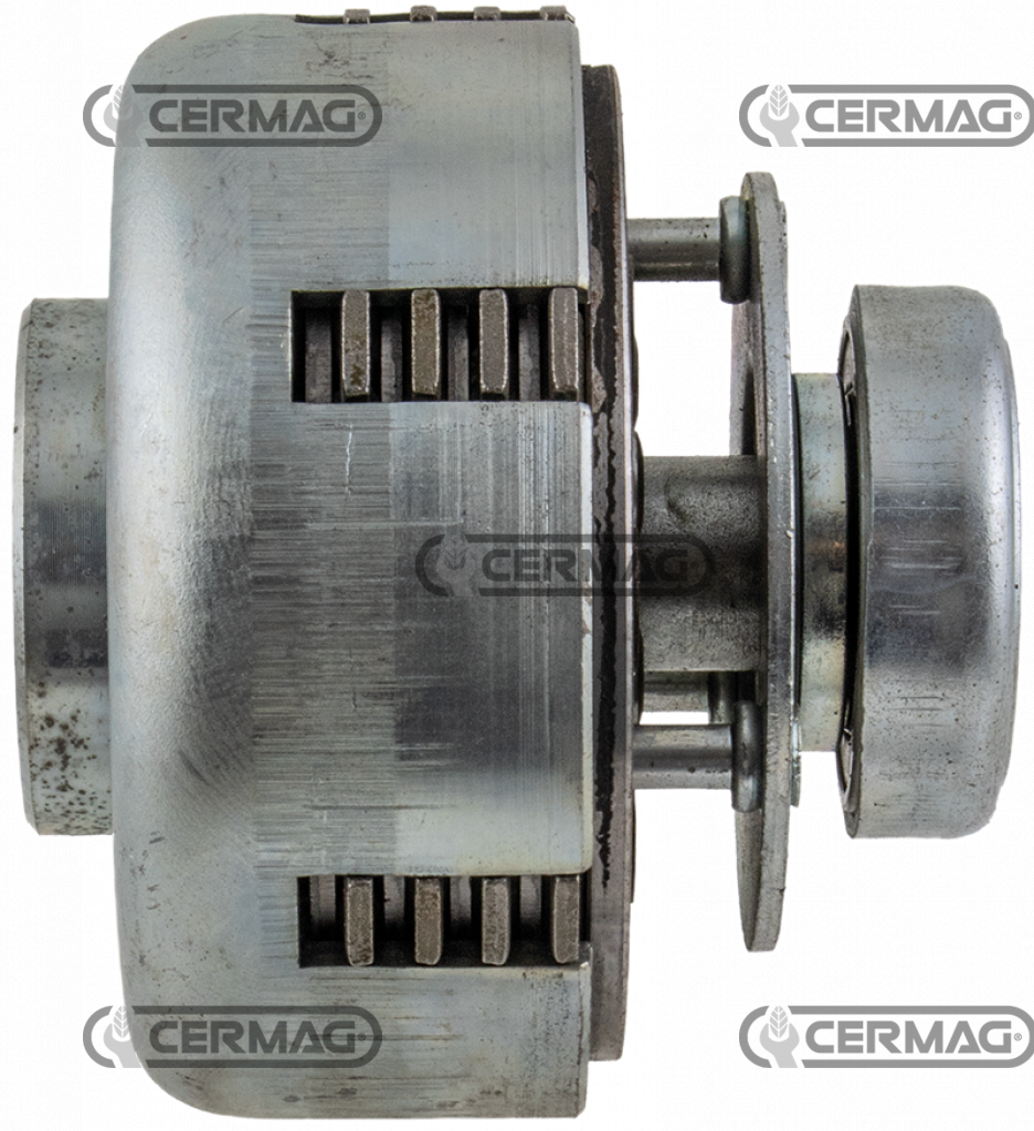 Embrayage FORT MOTOZAPPA 180 Motocoltivatore Universal / Embrayage Ø103x90mm à 4 disques - Arbre Ø23mm 8 cannelures 12x15