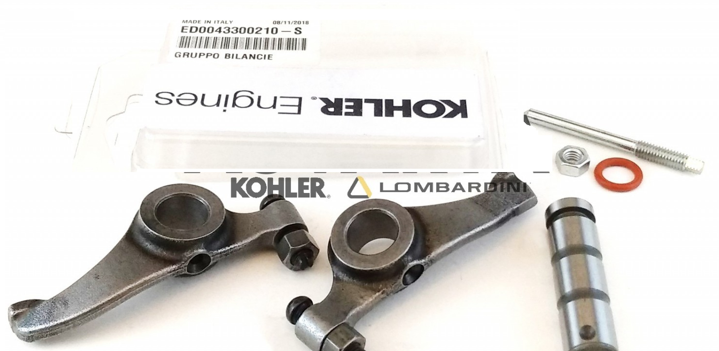 Groupe culbuteurs admission échappement 3LD450 3LD510 3LD511 LDA450 LDA510 LOMBARDINI ED0043300210-S