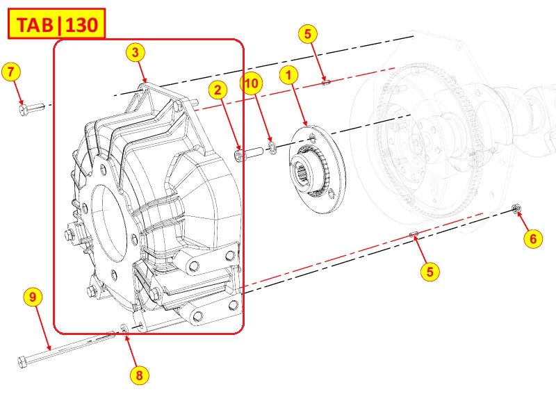 Support LOMBARDINI 8836296 KOHLER ED0088362960-S / SUPP.P.OLEOD.AXIAL APVC15/20-30/50-SAUER