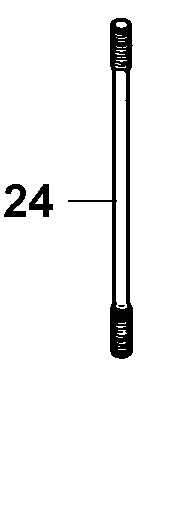 Goujon culasse LDA672 LDA673 LDA674 - 5LD675-2 5LD675-3 LOMBARDINI 6850065 / ED0068500650-S (PRIGIONIERO FISSAGGIO TESTA)