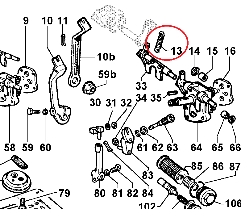 RESSORT 3000t/min ED0058010870-S