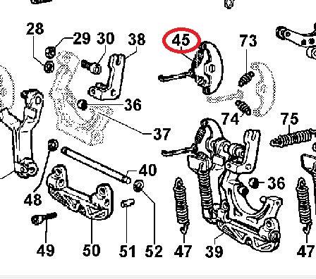 Balancier avec ressort 2201-2900 tours/min lombardini LDW1503 (1541119- ED0015411190-S)