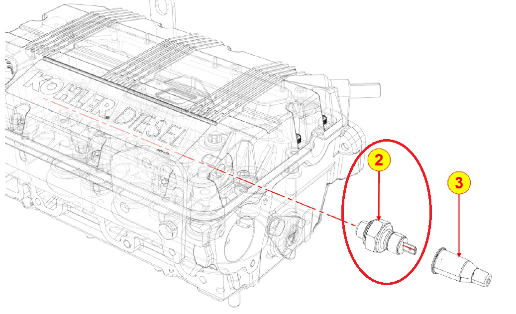Sonde huile LOMBARDINI CHD FOCS 3LD 5LD 6LD 7LD 8LD 9LD 10LD 11LD 12LD LDW442 LDW492 (0.3 bar M12) 6745050 - 6745093 ED0067450930-S