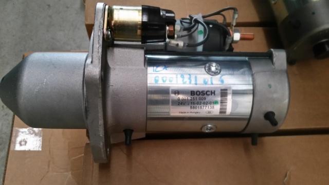 Démarreur IVECO 5801577135 - BOSCH 0001251009 (24V) (IVECO moteurs NEF - NEW HOLLAND - FPT)