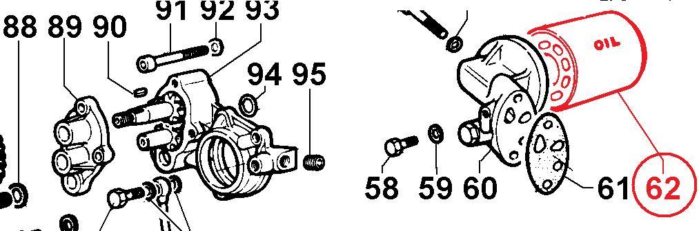 Filtre à Huile 5LD675-2 5LD825-2 5LD930-3 LDA672 LDA673 LDA674 832 833 834  LOMBARDINI DVA1750 DVA1550 SLANZI / Filtre LOMBARDINI 2175036 / Filtre KOHLER ED0021750360-S RUGGERINI 175-22 175.22 175R022 OIL ED2175-036-S