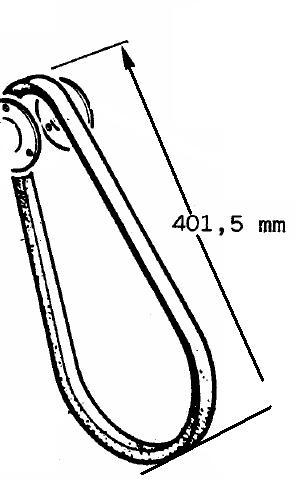 Courroie 8LD600- 8LD665-2 11LD525-3 11LD635-3  LOMBARDINI (803mm - t/m > 2000) 2440034 ED0024400340-S