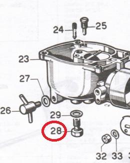 Gicleur maxi comp. LA400 D. 0,94 INTERMOTOR LOMBARDINI 999-4125-27 - KOHLER ED0041250270-S / GETTO MAX LA 400 D. 0,94