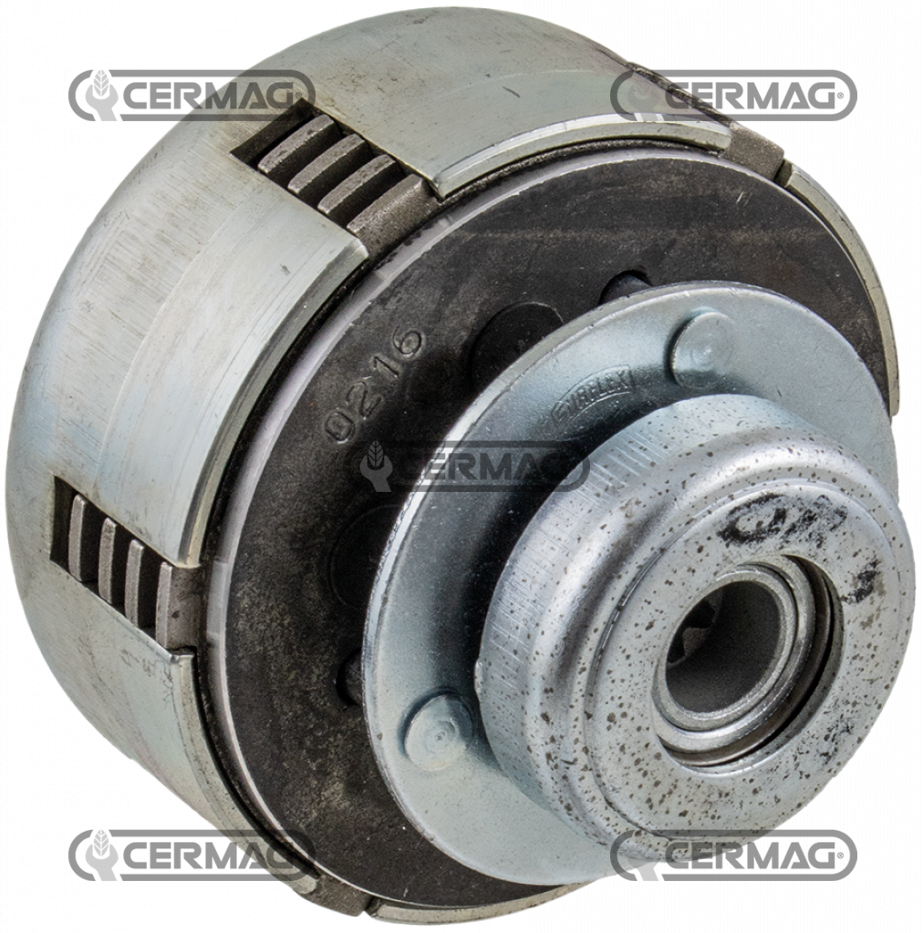 Embrayage SEP MOTOCOLTIVATORE REVERSIBILE 1000 / Embrayage Ø100x108 a 4 disques 8 cannelures (Ø12x15) Arbre Ø23