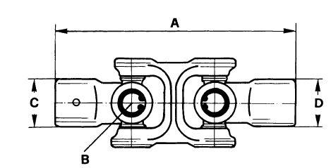 Joint de cardan complet - PASQUALI 862.003.0 (30790) ou 389.031.0 (30791) ou 862.104.0 (30753) ou 600.103.1 (30751)