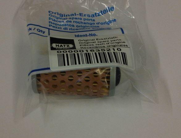 Filtre gasoil HATZ 01635210 / 000001635210 Moteur HATZ 1B20 1B20V 1B27 1B30 1B30V 1B40 1B40V 1B50 1B50V