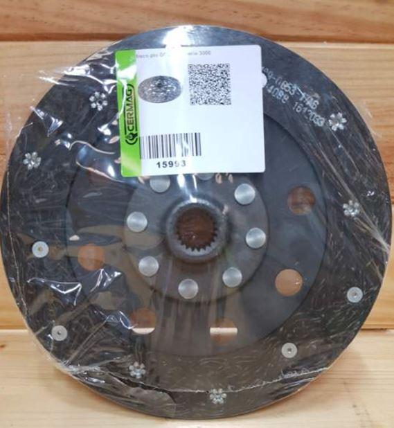 Disque embrayage GOLDONI serie 3045 - 3050 - 3445 & 3450 -  Compact - Star 3050 - Star 3070V / GOLDONI 06300098 - CERMAG 15993