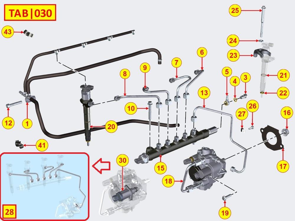 ED0093764170-S - KIT TUYAUX DE CARBURANT KOHLER KDI2504TCR ; KDI-TCR2504 - Pièce Origine KOHLER ED0093763220-S  + ED0093763210-S + ED0093763190-S  + ED0093763200-S + ED0093764010-S