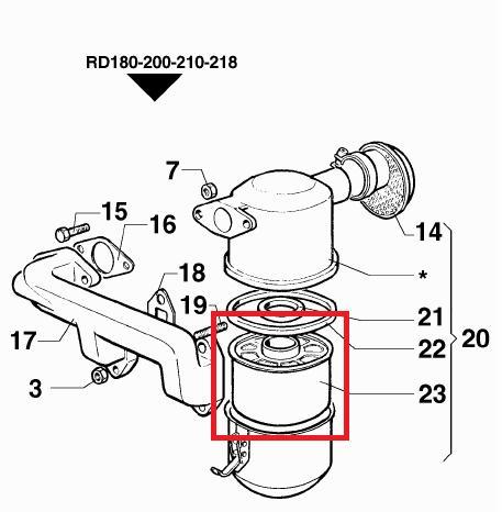 Element filtre air 12LD477-2 LOMBARDINI RD180 RD200 RD210 RUGGERINI 359R026 359.26 ED00359R0260-S