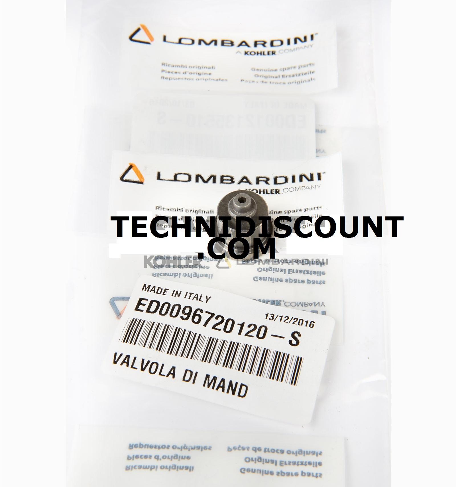 Clapet / Soupape Refoulement de pompe injection LOMBARDINI 500.9672.012 Ex. 271 9672 04 KOHLER ED0096720120-S VALVOLA DI MANDATA COD.167