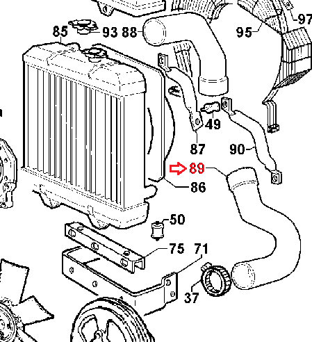 DURITE INFERIEUR LDW2204T SANS VASE - LOMBARDINI 5365091 KOHLER ED0053650910-S