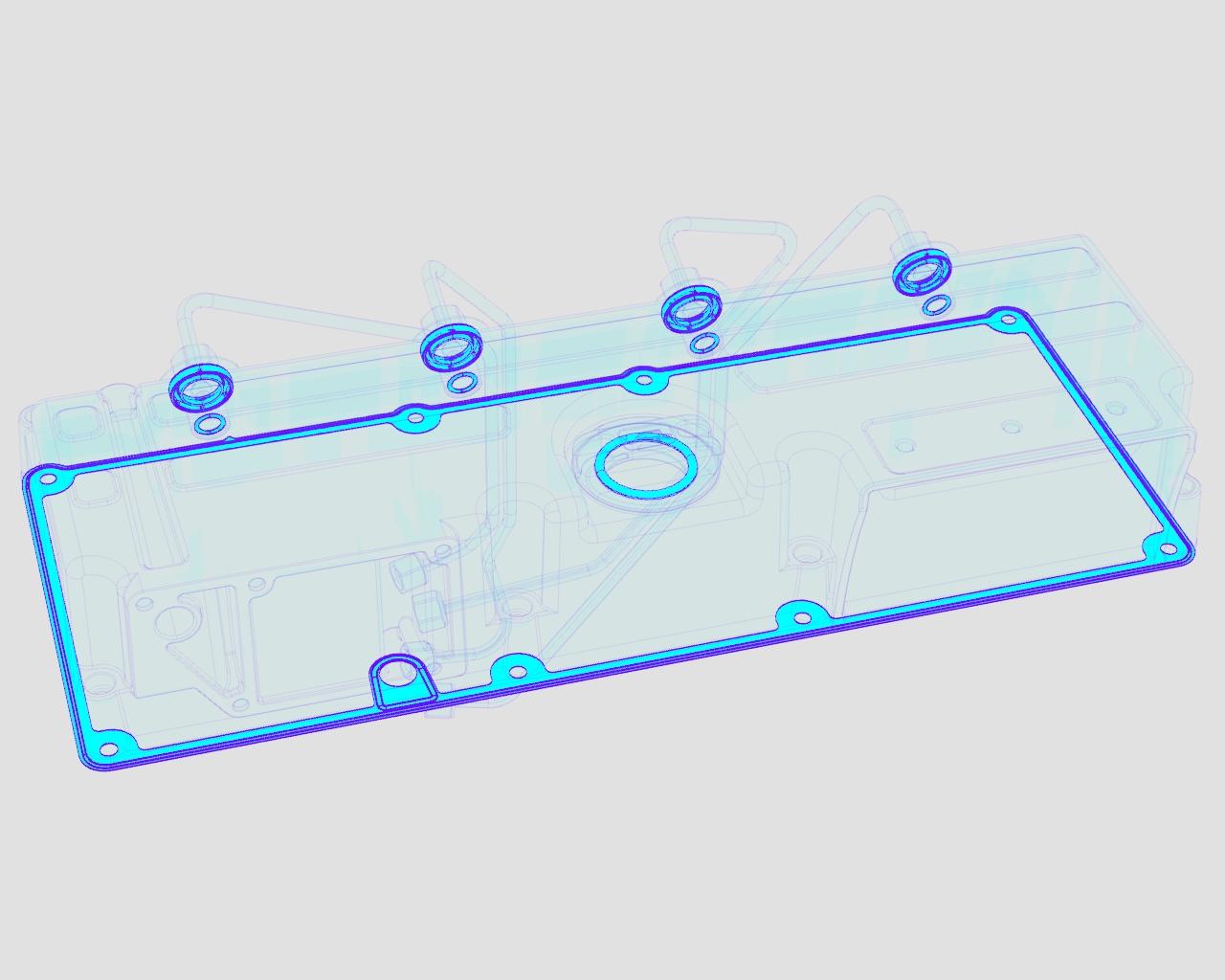 JEU BAGUES/JOINTS COUVERCLE KDI2504M KOHLER ED0082051370-S KDI2504TM