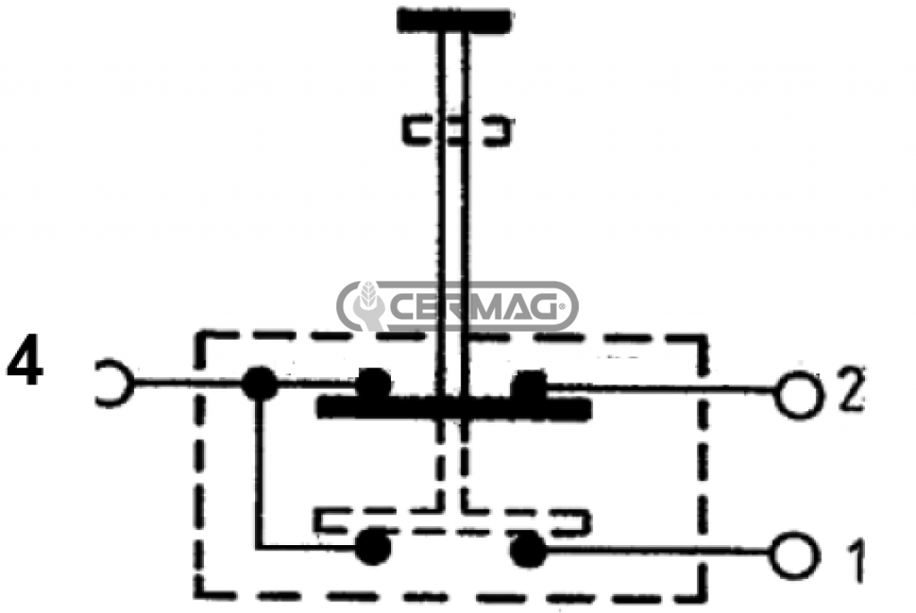 Interrupteur securite demarrage CERMAG 37114 DEUTZ OEM 04191001 0419-1001