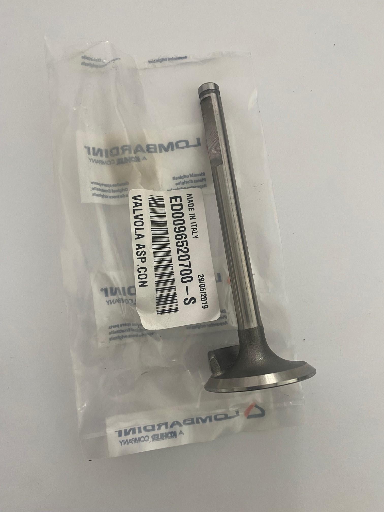 Soupape admission DVA460 DVA515 DVA920 DVA1030 DVA1550 SLANZI 9652070 KOHLER ED0096520700-S Ex. 44.22.36