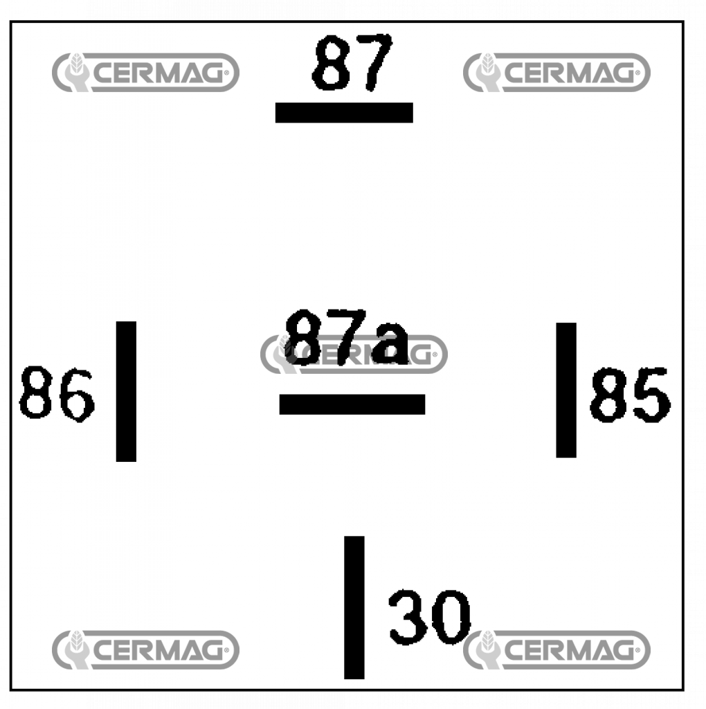 Relai 12V - 40/30A COBO 18-0224-0000 / 18-0224-0000-01 / 18.0224.0000 / 1802240000 / Ref. Boite COBO 1027089