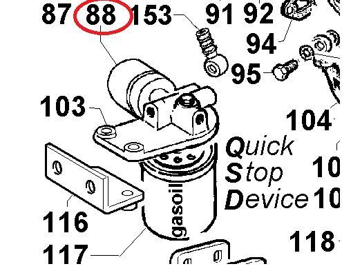 Electrovanne QSD 24V - 9LD625-2 ; 11LD626-3 LOMBARDINI 3586060 ED0035860600-S KOHLER 3586.060 - P/N:3586.060 DC-24V SMT-4349L27.7AC