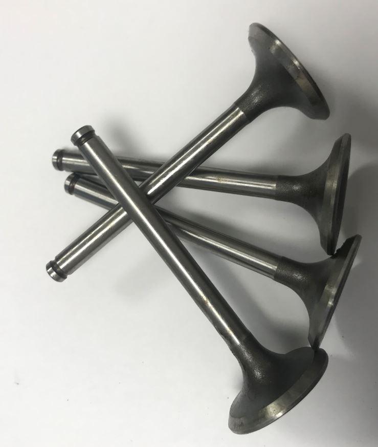 Jeu 4 soupapes echappement - Alfa 75 - 2.0 - 16V Turbo Eng. Fiat Lancia 7611673 992 Ech. 28.5 x 7 x 125.7