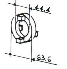 Accouplement 5LD 8LD 9LD 11LD LOMBARDINI 4240028 ED0042400280-S