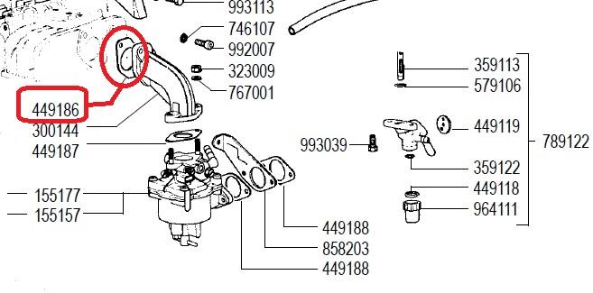 Joint carburateur ACME AT330 (Minimum 10 pièces)