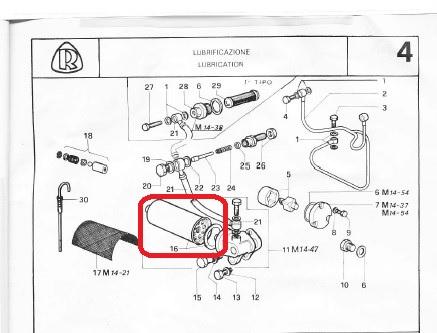 Filtre Huile DVA920 DVA1030 DVA460 DVA515 SLANZI CRD100 RP170 RUGGERINI AGRIA/CARRARO/GOLDONI FO2.01385 - 2175185 - ED0021751850-S - Ex. 175-05 RUGGERINI