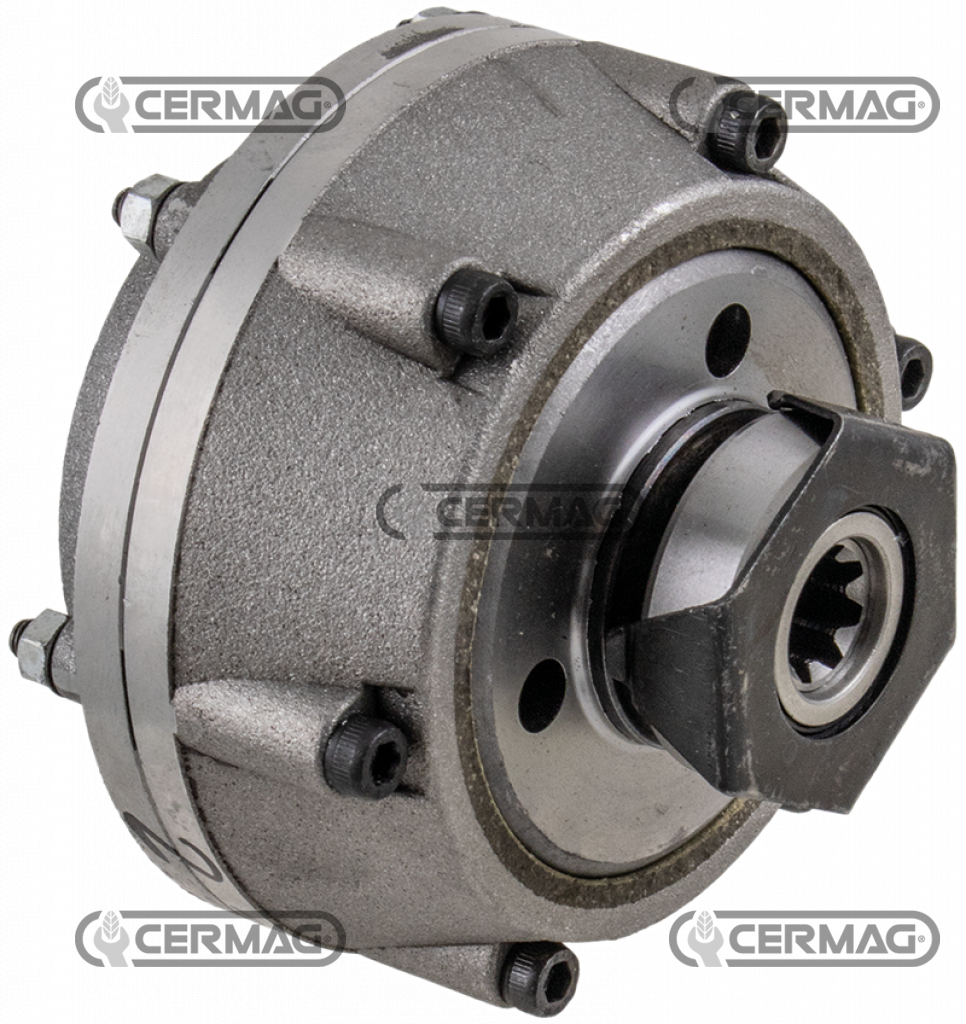 Embrayage BERTOLINI Motocoltivatore serie 406 (moteur HONDA / BRIGGS & STRATTON) Ø103x84,5mm Arbre 19,5mm Z.8 15x12 CERMAG 15713