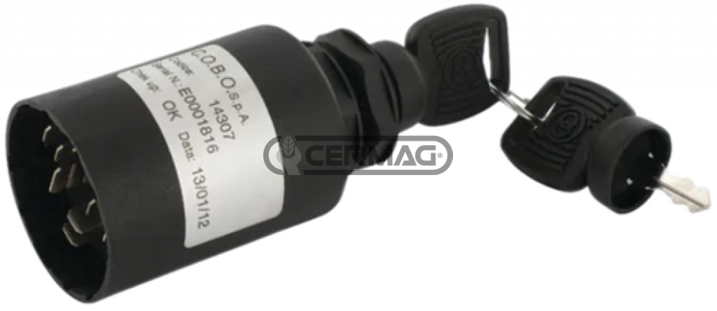 Contacteur de demarrage pour CLAAS ; Ref. COBO 14.307.000 OEM 770068684 CLAAS Celtis ; Ceres ; Cergos ; Ergos ; Temis