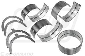Kit coussinets + cale laterale VPC3088 - Equiv. KUBOTA (15521-23533 x2 + 16241-23470 + 16292-23483x2 + 16292-23494 + 19202-23543x2) Tracteur KUBOTA avec moteur KUBOTA D905-D10 D1005 D1005-D10 D1105-D10
