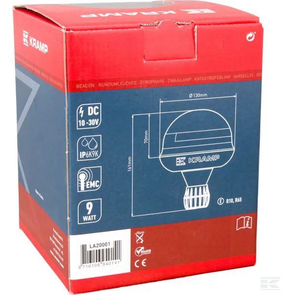 LA20001 Gyrophare LED 9W flexible 3 fonctions (KRAMP LA20001)