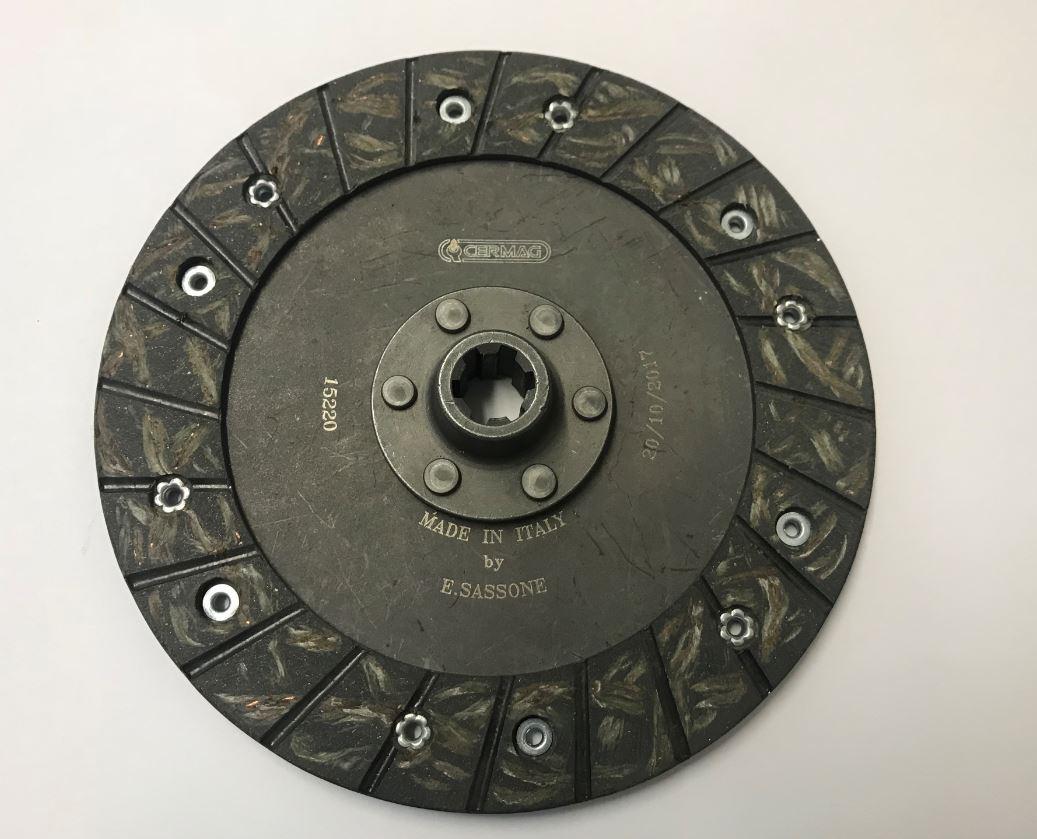 Disque embrayage PINZA GRILLO Motoculteur 131 / Ø160x110x3.8 - 6 cannelures (Ø16xØ13mm) CERMAG 15220 / PINZA GRILLO 13242