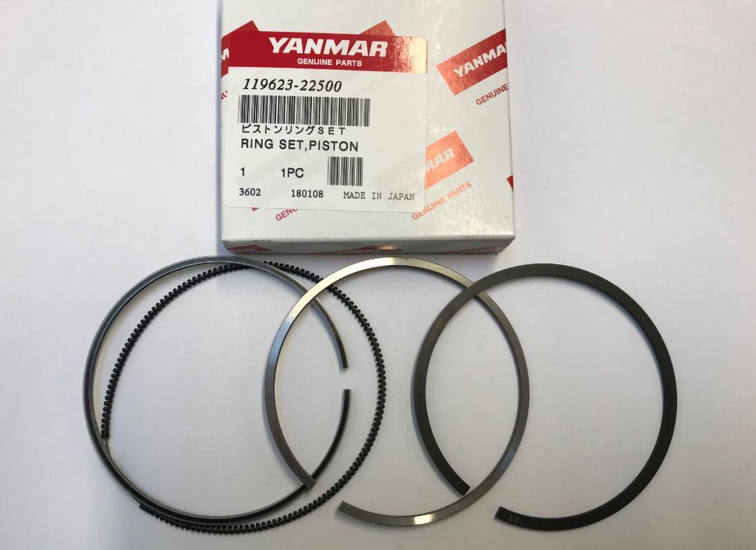 Jeu segments YANMAR 119623-22500 / YANMAR 3TNE74 3TNV74