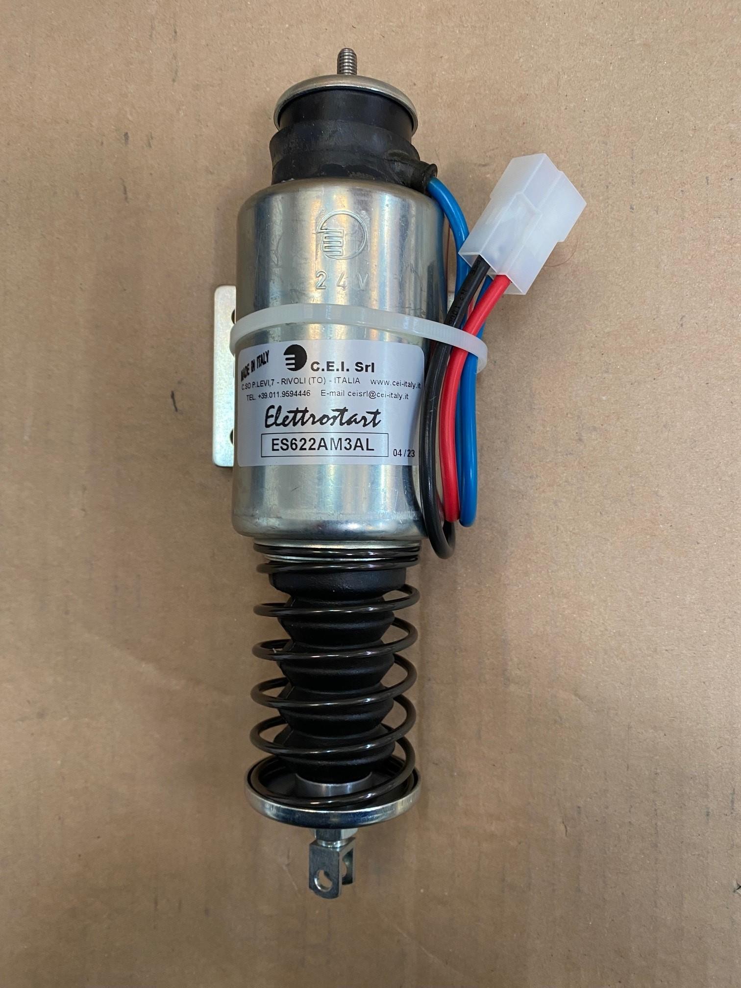 Elettrostart ES622AM3AL CEI Srl - 8112462 FPT Fiat Powertrain Technologies IVECO 8112462 - Modèle 24V Ø60mm