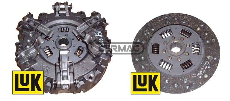 Kit embrayage LANDINI MISTRAL 40 MISTRAL 45 MISTRAL 50 LANDINI 4202165M91 - 87291158- 9976054- 623306509 Dual 230/230 LUK