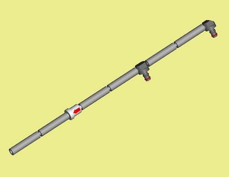 Tuyau carburant lombardini kohler LDW480 ; LDW480 HDI ; LDW442 EVO ; LDW442CRS ; LDW492 ; lDW492 DCI ; LDW492 HDI - ED0095712370-S / 9571237
