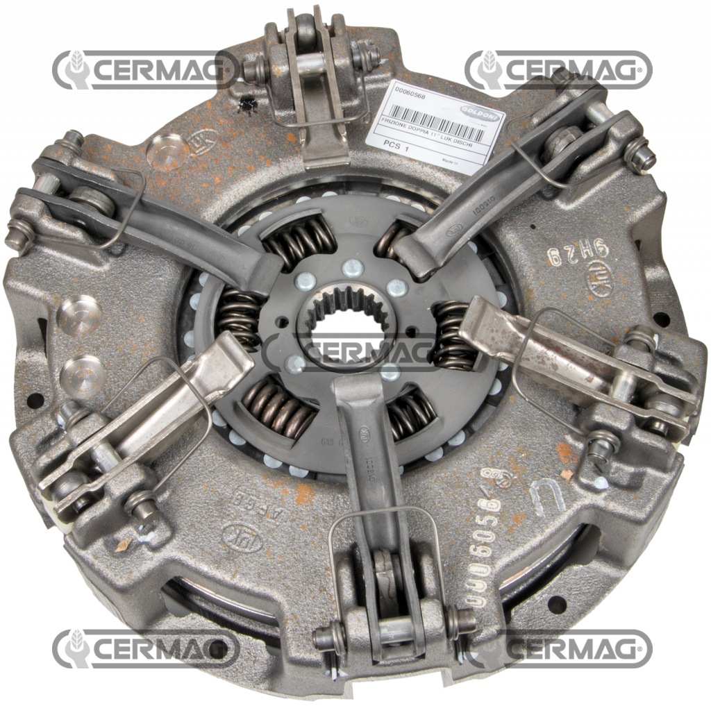 Mecanisme GOLDONI 00060568 GOLDONI Star quadrifoglio / FRIZIONE DOPPIA 11" LUK DISCHI GOLDONI 00060568