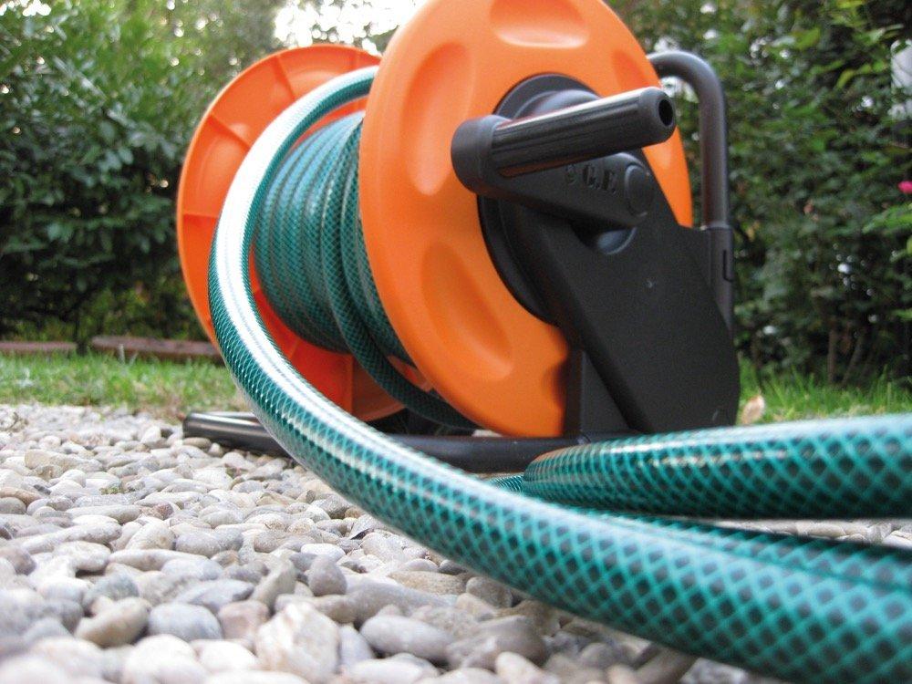 Chariot d'arrosage / Kit Dévidoir maniable "Baby Plus" avec 15m tuyau + lance et raccords - CERMAG 27000 / GF 800005760