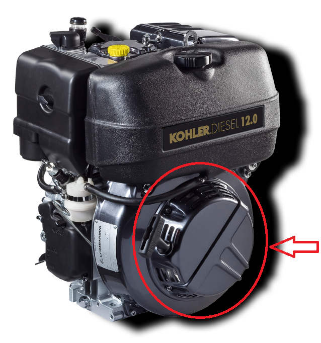 Lanceur ED0014720630-S Ex. ED0014720450-S LOMBARDINI 15LD500 KOHLER KD500